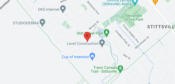 map of 92 Grenfell Avenue
